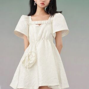 MUZKIN Elegant White Dress 🌷